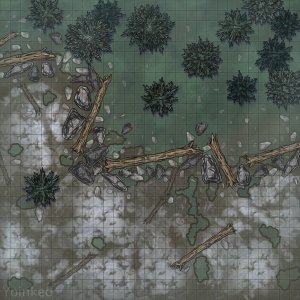 The Old Svalich Road | 8 Battlemaps for Curse of Strahd