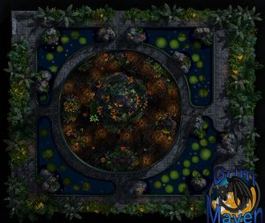 "Arboretum"(32x27) botanic gardens, eclectic wizard, fancy mansion- you can find this towering arboretum anywhere you desire!