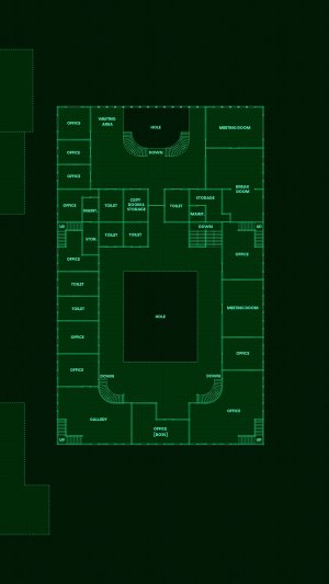 You’ve heard that floorplans of buildings from all over the city have been collected here - maybe a good opportunity to get a little insights about your next destinations in advance? The City Hall [40x73] [abandoned version] [4 Levels + "Green Screen" Flo