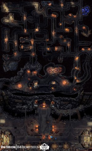The Great Dwarven Mines [61x100] | 16 Variants+Scene | The Dwarves are, yet again, digging too deep and too greedily!