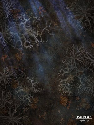 Creepy Forest [battlemap] from Angela Maps - 3 versions! [animated] [art]