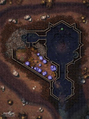Temple of Purple Flame | Dragonbane [30×40] 70 px