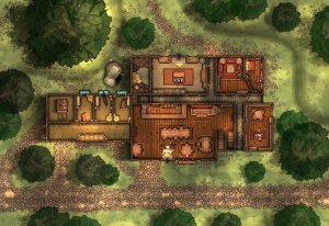 Roadside Tavern & 2nd Floor [70 x 48]