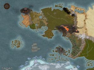 My DND Continent Map (Is it good?)