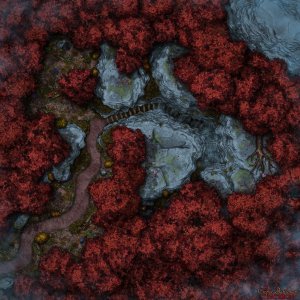 Red Forest - 2 battle maps (4 variations)