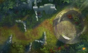 Jungle Jumble - Tropical Ruins [33x20] [Eightfold Paper]