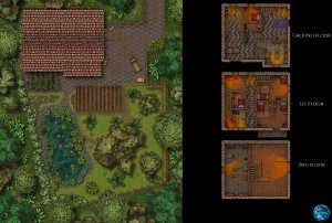 A small house for adventurers to rest between their adventures.