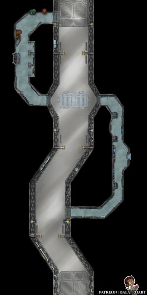 We have to fight our way down to the end of this passage- it may take a bit… guess we're in for the long hall.