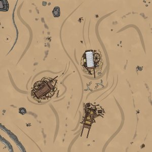 3d8 scorpions: making all the desert encounters from the dmg an encounter map.