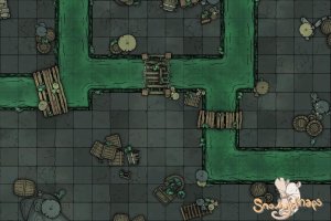 [12x18] Sewer Encounter Day