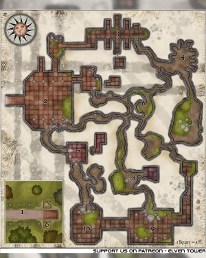 Dungeon Map - Fa'Thang Ruins --- Map 241/909