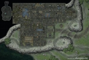 Tarnwatch — Ruined Highland Keep Battlemap (56×38)