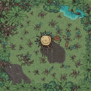 Ship on a tree, Voodoo Hag lair (50x50)