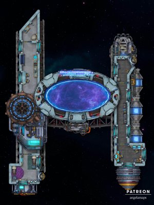 Warp Gate [battlemap] from Angela Maps - Where will you travel? 3 versions! [animated] [art]