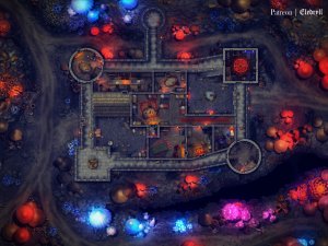 Underdark Fortress [60x45] [Gridless]