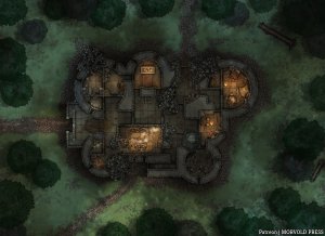 Castle Cragmaw & Scene | Evening [88 x 64]