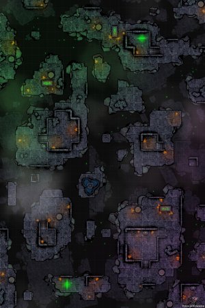 [Battle Map] Cosmic Ruins 26x39