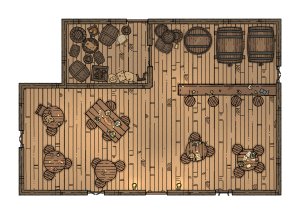 Simple Tavern Battlemap