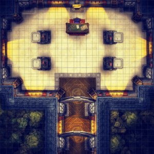 Voidfallen - Mansion Showdown - FREE 25x25 Battlemap [Sortar's Arcanum]