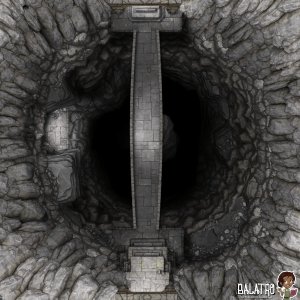 The deepest dungeons have the worst upkeep.  The teetering bridge wasn’t even one of the many intended traps.