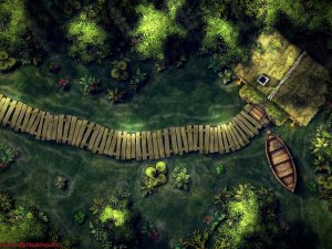 Swamp Hut [20x15] [Battle Map] [No AI] [OC] [Art]