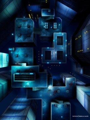 Skyscraper Rooftops (30x40) (Scifi)