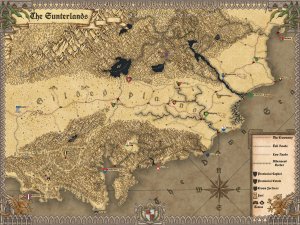 The Sunterlands, updated map based on u/GermanDnDMaps style