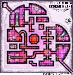 Heart-Shaped Dungeon --- A special map for Valentine's day