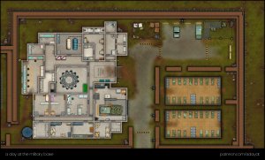 a day at the military base (forward operating base) map compilation + token [48x29 each map]