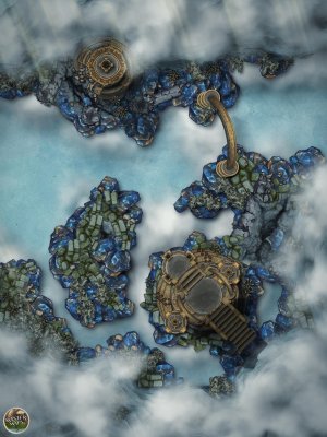 UnderLake Ruins - Alternate 2 [30x40]