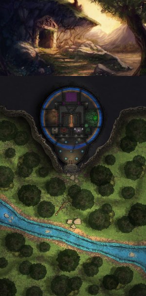 Dwarven Dungeon Prison [80 x 120]