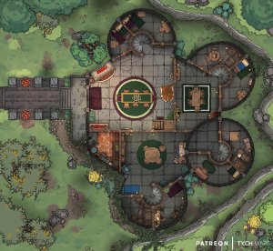 Mirt's Mansion - Waterdeep [25x23]