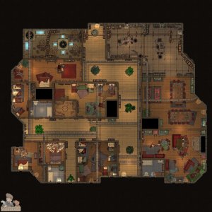 Steampunk Orphanage [54x54]