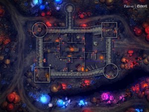 Underdark Fortress [60x45] [Gridless]