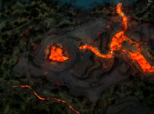 Island Volcano - [94x70]