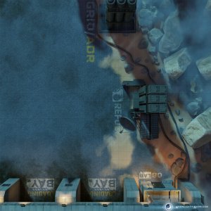 [OC] Hopefully your players didn't bring any.. "alien passengers" with them to the Freight Terminal. [25x25]