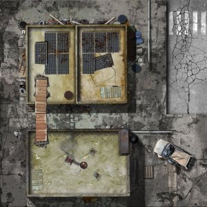 22 Free Post-Apocalyptic Battlemaps for Survival & Wasteland RPG Campaigns [Link in comments]