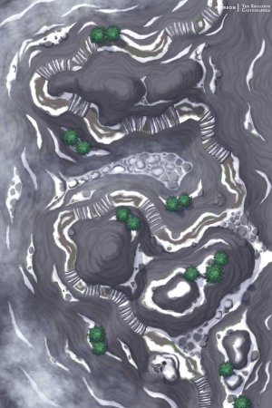 Mountain Stairs - 40x60 - Battlemap - No AI - RC