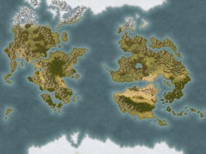 First draft of my fantasy world, The Serpent's Dream