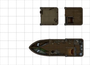 Printable Flying Vessel "The Pisdrinker" (11x8 inch)