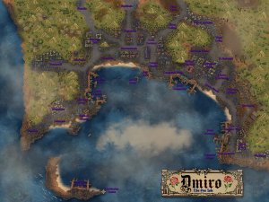 Ocean City Maps - Homebrew Campaign - Free Isles Cities: Dmiro, Marum, Swifton
