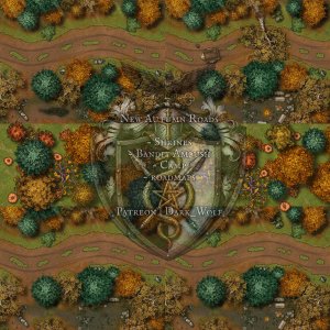 [OC] [Battlemap] Journey Through the Fall – Free Autumn Road Map & New Collection Release [40x30]