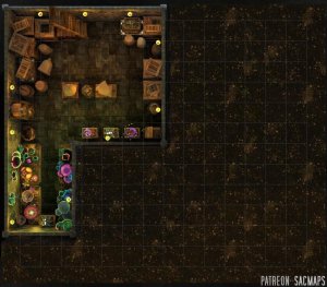 THE GENERAL STORE (16x14 multilevel – store, cellar, upstairs living space) - free day & night multilevel plus hundreds more free maps!