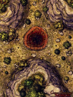 The Devouring Valley 30x40 battle map