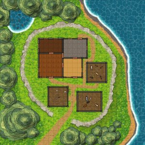 Farm house on a hill [30x30][TalesNTokens.com - TnTBuild][Free, Mobile friendly, browser based map builder]