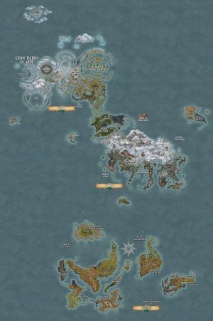 East half of the map of the novel I'm writing