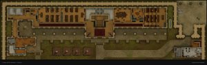 Do you dare venture into the fungus-infested basement rooms of the Campus of Human Sciences? I hope you haven't forgotten your gas mask. > a day at the university battlemaps - Lecture & medical faculty building [82x26, abandoned version] & Entrance [27x43