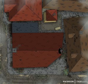 Skewered Dragon Tavern - Waterdeep [21x20]