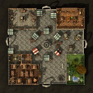 [Free] I put together a 5-map starter pack for DMs — Grid + Gridless, VTT Ready