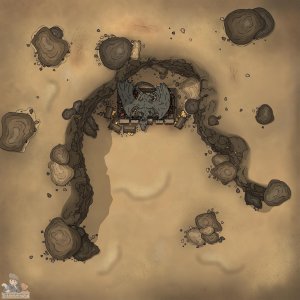 The Sun-Scorched Dragon Shrine [16x16]